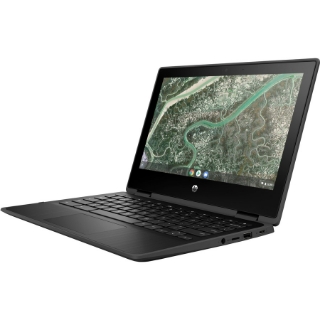 Picture of HP Chromebook x360 11MK G3 EE 11.6" Touchscreen Rugged Convertible 2 in 1 Chromebook - HD - 1366 x 768 - ARM Cortex A73 Octa-core (8 Core) 2 GHz + Cortex A53 2 GHz - 4 GB Total RAM - 32 GB Flash Memory