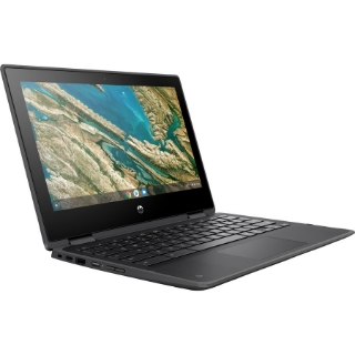 Picture of HP Chromebook x360 11 G3 EE 11.6" Touchscreen Convertible 2 in 1 Chromebook - HD - 1366 x 768 - Intel Celeron N4120 Quad-core (4 Core) 1.10 GHz - 4 GB Total RAM - 32 GB Flash Memory - Chalkboard Gray