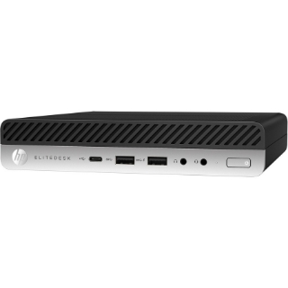 Picture of HP EliteDesk 705 G4 Desktop Computer - AMD A-Series 7th Gen PRO A10-9700E 3 GHz - 8 GB RAM DDR4 SDRAM - 128 GB SSD - Desktop Mini