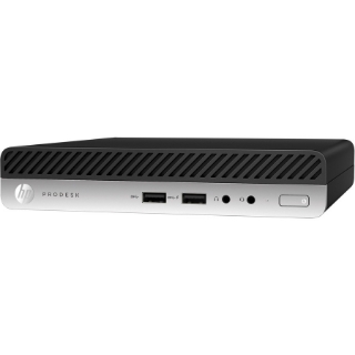 Picture of HP Business Desktop ProDesk 400 G4 Desktop Computer - Intel Core i5 8th Gen i5-8500T 2.10 GHz - 8 GB RAM DDR4 SDRAM - 256 GB SSD - Desktop Mini