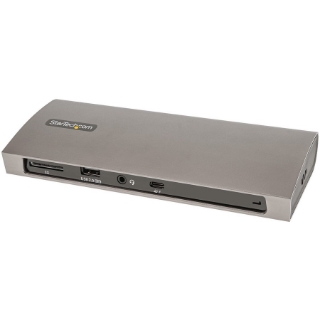 Picture of StarTech.com Thunderbolt 4 Dock, 96W Power Delivery, Single 8K / Dual Monitor 4K 60Hz, 3x TB4/USB4 ports, 4x USB-A, SD, GbE, 0.8m cable