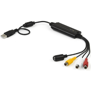 Picture of StarTech.com USB Video Capture Adapter Cable - S-Video/Composite to USB 2.0 - TWAIN Support - Analog to Digital Converter - Windows Only