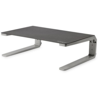 Picture of StarTech.com Monitor Riser Stand - For up to 32" Monitor - Height Adjustable - Computer Monitor Riser - Steel and Aluminum - Monitor Shelf with Three Height Settings