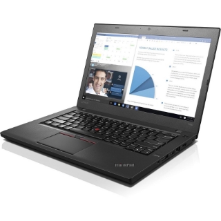 Picture of Lenovo ThinkPad T460 20FN003FUS 14" Notebook - 1920 x 1080 - Intel Core i5 6th Gen i5-6300U Dual-core (2 Core) 2.40 GHz - 8 GB Total RAM - 192 GB SSD - Black