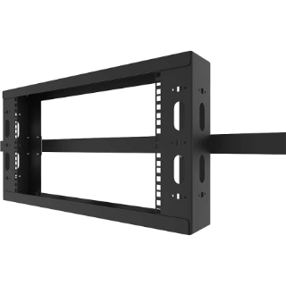 Picture of C2G 3RU Q-Series Overhead Cable Pathway Rack - Black (TAA Compliant)