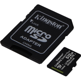 Picture of Kingston Canvas Select Plus 512 GB Class 10/UHS-I (U3) microSDXC - 1 Pack