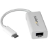 Picture of StarTech.com USB-C to Gigabit Ethernet Adapter ? White ? Thunderbolt 3 Port Compatible ? USB Type C Network Adapter