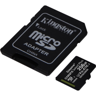 Picture of Kingston Canvas Select Plus 256 GB Class 10/UHS-I (U3) microSDXC - 1 Pack