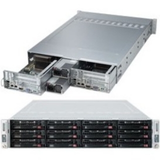 Picture of Supermicro SuperServer 6028TR-DTR Barebone System - 2U Rack-mountable - Socket LGA 2011-v3 - 2 x Processor Support