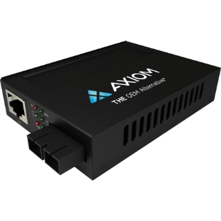 Picture of Axiom 1Gbs POE+ RJ45 to 1000BASE-SX Fiber Media Converter - MMF, SC, 550m, 850nm