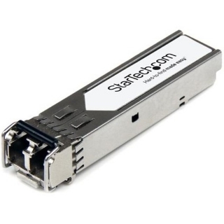 Picture of StarTech.com MSA Uncoded SFP+ Module - 10GBASE-SR - 10GE Gigabit Ethernet SFP+ 10GbE Multi Mode Fiber (MMF) Optic Transceiver - 300m DDM