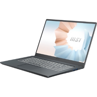 Picture of MSI Modern 15 Modern 15 A11MU-654 15.6" Rugged Ultrabook - Full HD - 1920 x 1080 - Intel Core i5 11th Gen i5-1155G7 2.50 GHz - 8 GB Total RAM - 512 GB SSD - Carbon Gray