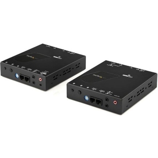 Picture of StarTech.com HDMI over IP Extender Kit with Video Wall Support - 1080p - HDMI over Cat5 / Cat6 Transmitter and Receiver Kit (ST12MHDLAN2K)