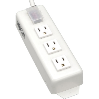 Picture of Tripp Lite Power Strip 120V 5-15R 3 Outlet Metal 6' Cord 5-15P