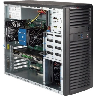 Picture of Supermicro SuperWorkstation 5039C-T Barebone System - Mid-tower - Socket H4 LGA-1151 - 1 x Processor Support