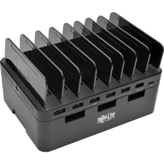 Picture of Tripp Lite 7-Port USB Charging Station Hub Quick Charge 3.0, USB-C, Storage