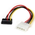 Picture of StarTech.com 6in 4 Pin LP4 to Left Angle SATA Power Cable Adapter