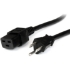 Picture of StarTech.com 8 ft Computer Power Cord - NEMA 5-15P to IEC 320 C19