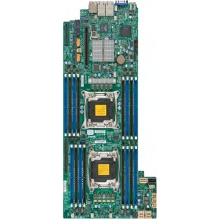 Picture of Supermicro X10DRFR-NT Server Motherboard - Intel C612 Chipset - Socket LGA 2011-v3 - Proprietary Form Factor