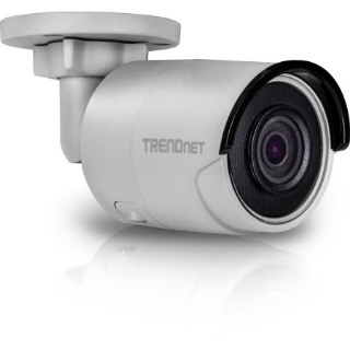 Picture of TRENDnet Indoor/Outdoor 8MP 4K H.265 120dB WDR PoE Bullet Network Camera, TV-IP1318PI, IP67 Weather Rated Housing, SmartCovert IR Night Vision up to 30m (98 ft.), microSD Card Slot