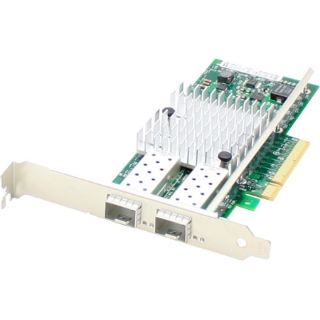 Picture of AddOn Mellanox MHQH29C-XTR Comparable 10Gbs Dual Open SFP+ Port Network Interface Card with PXE boot