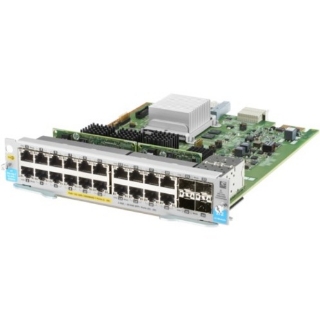 Picture of HPE Aruba 20-port 10/100/1000BASE-T PoE+ / 4-port 1G/10GbE SFP+ MACsec v3 zl2 Module