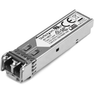 Picture of StarTech.com HPE JD118B Compatible SFP Module - 1000BASE-SX - 1GE Gigabit Ethernet SFP 1GbE Multi Mode (MMF) Fiber Optic Transceiver 550m