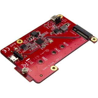 Picture of StarTech.com Raspberry Pi Board - USB 2.0 480Mbps - USB to M.2 SATA Converter - USB to SATA Raspberry Pi SSD