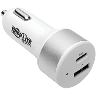 Picture of Tripp Lite USB Car Charger Dual-Port Quick Charge USB Type C & USB Type A
