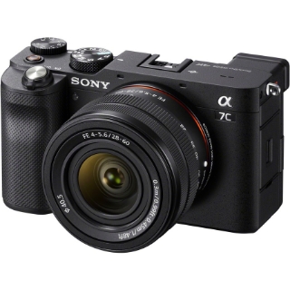 Picture of Sony Alpha 7C 24.2 Megapixel Mirrorless Camera with Lens - 1.10" - 2.36" - Black