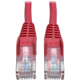 Picture of Tripp Lite 15ft Cat5e / Cat5 Snagless Molded Patch Cable RJ45 M/M Red 15'