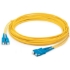 Picture of AddOn 2m SC (Male) to SC (Male) Yellow OS2 Duplex Fiber LSZH Patch Cable