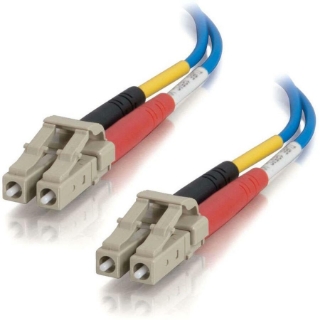 Picture of C2G-10m LC-LC 50/125 OM2 Duplex Multimode PVC Fiber Optic Cable - Blue