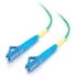 Picture of C2G-3m LC-LC 9/125 OS1 Simplex Singlemode PVC Fiber Optic Cable - Green