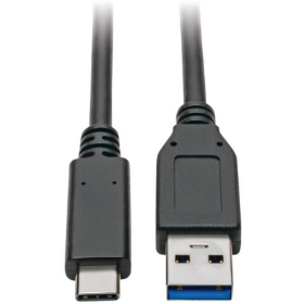 Show details for Tripp Lite USB C to USB-A Cable 3.1 10 Gbps USB-IF Certified USB Type C M/M 3ft Picture of Tripp Lite USB C to USB-A Cable 3.1 10 Gbps USB-IF Certified USB Type C M/M 3ft