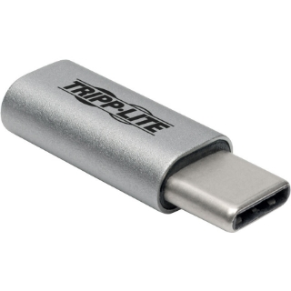 Picture of Tripp Lite USB C to USB Micro-B USB 2.0 Hi-Speed Adapter Compact USB Type C, USB-C, USB Type-C