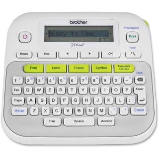 Picture of Brother P-Touch PT-D210 Label Maker - Thermal Transfer - Monochrome - Desktop