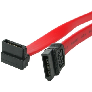 Picture of StarTech.com 18in SATA to Right Angle SATA Serial ATA Cable