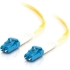 Picture of C2G-3m LC-LC 9/125 OS1 Duplex Singlemode Fiber Optic Cable (Plenum-Rated) - Yellow