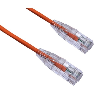 Picture of Axiom 30FT CAT6A BENDnFLEX Ultra-Thin Snagless Patch Cable 650mhz (Orange)