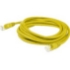 Picture of AddOn 3ft RJ-45 (Male) to RJ-45 (Male) Straight Yellow Cat5e UTP PVC Copper Patch Cable