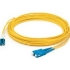 Picture of AddOn 110ft SC (Male) to LC (Male) Yellow OS2 Duplex Fiber OFNR (Riser-Rated) Patch Cable