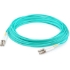 Picture of AddOn 24m LC (Male) to LC (Male) Aqua OM4 Duplex Fiber OFNR (Riser-rated) Patch Cable