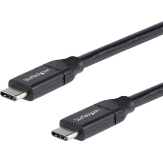 Picture of StarTech.com 0.5m USB C to USB C Cable w/ 5A PD - M/M - USB 2.0 - USB-IF Certified - USB Type C Cable - USB C Charging Cable - USB C PD Cable