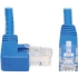 Picture of Tripp Lite Cat6 Ethernet Cable Right Angled UTP Molded RJ45 M/M Blue 20ft