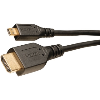 Picture of Tripp Lite 6ft HDMI to Micro HDMI Cable wit Ethernet Digital Video / Audio Adapter Converter M/M