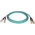 Picture of Tripp Lite 2M 10Gb Duplex Multimode 50/125 OM3 LSZH Fiber Optic Patch Cable SC/SC Aqua 6' 6ft 2 Meter