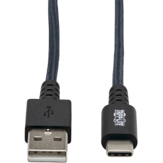 Picture of Tripp Lite Heavy Duty USB-A to USB C Charging Sync Cable for Androids M/M 6ft