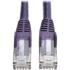 Picture of Tripp Lite 125ft Cat6 Gigabit Snagless Molded Patch Cable RJ45 M/M Purple 125'