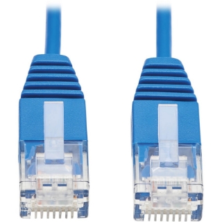 Picture of Tripp Lite Cat6 Gigabit Ethernet Cable Molded Ultra-Slim RJ45 M/M Blue 7ft